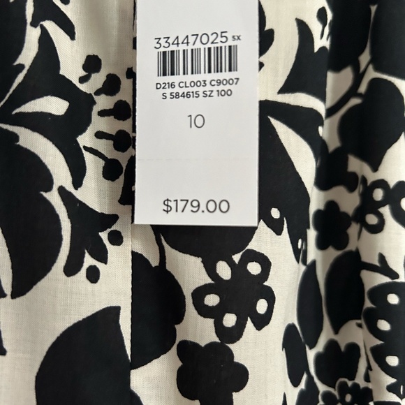 Ann Taylor Black and Cream Maxi Dress - Picture 2 of 4